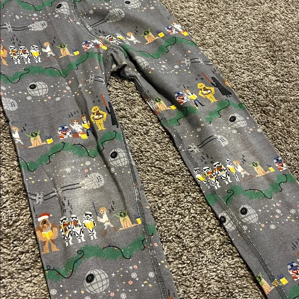 Hanna Andersson Kids Gray‎ Star Wars Two Piece Pajamas Size 8